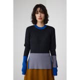 カラーブロッキングリブニット | AZUL BY MOUSSY | 詳細画像5