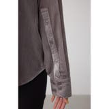 シアーコーデュロイ袖スリットボタンシャツ | AZUL BY MOUSSY | 詳細画像37 