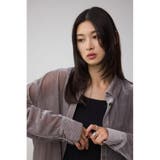 シアーコーデュロイ袖スリットボタンシャツ | AZUL BY MOUSSY | 詳細画像28 