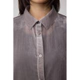 シアーコーデュロイ袖スリットボタンシャツ | AZUL BY MOUSSY | 詳細画像34 