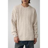 IVOY3 | シェニールケーブルニット | AZUL BY MOUSSY