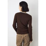 格上げ ヘンリーネックデザインニットトップス | AZUL BY MOUSSY | 詳細画像20