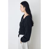 2WAYオフショルダブルジップドビーブラウス | AZUL BY MOUSSY | 詳細画像11 