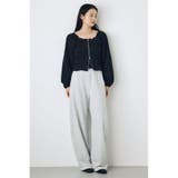 2WAYオフショルダブルジップドビーブラウス | AZUL BY MOUSSY | 詳細画像13 