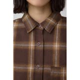 切替デザインチェックシャツ | AZUL BY MOUSSY | 詳細画像19 