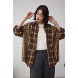 切替デザインチェックシャツ | AZUL BY MOUSSY | 詳細画像15 