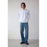 筆記体バックプリント裏毛トップス | AZUL BY MOUSSY | 詳細画像3 