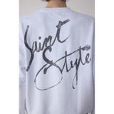 筆記体バックプリント裏毛トップス | AZUL BY MOUSSY | 詳細画像8 