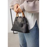 BLK | モノグラムエンボスダブルジッパーバッグ | AZUL BY MOUSSY