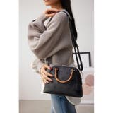 モノグラムエンボスダブルジッパーバッグ | AZUL BY MOUSSY | 詳細画像12 