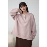 ハーフジップスウェットワンピース | AZUL BY MOUSSY | 詳細画像20 