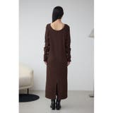 ハーフジップスウェットワンピース | AZUL BY MOUSSY | 詳細画像34 