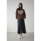 フェイクレザーハンカチーフヘムスカート | AZUL BY MOUSSY | 詳細画像3