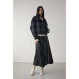 フェイクレザーハンカチーフヘムスカート | AZUL BY MOUSSY | 詳細画像4