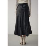 フェイクレザーハンカチーフヘムスカート | AZUL BY MOUSSY | 詳細画像7