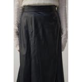 フェイクレザーハンカチーフヘムスカート | AZUL BY MOUSSY | 詳細画像8