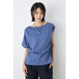 BLU | アシンメトリードレープトップス | AZUL BY MOUSSY