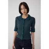 シャギーコンビポロニットトップス | AZUL BY MOUSSY | 詳細画像21 