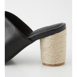 JUTE ROUND HEEL SANDALS | AZUL BY MOUSSY | 詳細画像14