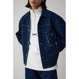 柄BLU5 | AZUL DENIMロゴプレートジャケット | AZUL BY MOUSSY