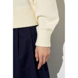 ダブルジップビッグカラーニット | AZUL BY MOUSSY | 詳細画像9 