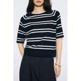 カシミヤミックスハーフスリーブニット | AZUL BY MOUSSY | 詳細画像21 