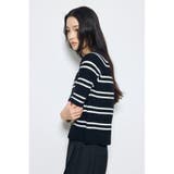 カシミヤミックスハーフスリーブニット | AZUL BY MOUSSY | 詳細画像22 