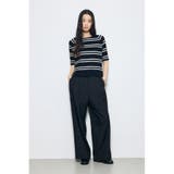 カシミヤミックスハーフスリーブニット | AZUL BY MOUSSY | 詳細画像24 
