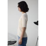 ハーフスリーブクルーネックリブトップス | AZUL BY MOUSSY | 詳細画像6