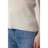 ハーフスリーブクルーネックリブトップス | AZUL BY MOUSSY | 詳細画像10