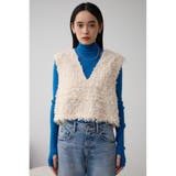 フェザーVネックベスト | AZUL BY MOUSSY | 詳細画像4 