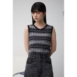 マルチボーダーノースリーブニット | AZUL BY MOUSSY | 詳細画像12 