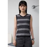 マルチボーダーノースリーブニット | AZUL BY MOUSSY | 詳細画像14 