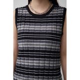 マルチボーダーノースリーブニット | AZUL BY MOUSSY | 詳細画像17 