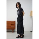 フリルメッシュタイトスカート | AZUL BY MOUSSY | 詳細画像13