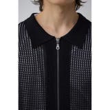ポロ襟ジップニットトップス | AZUL BY MOUSSY | 詳細画像19