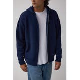 D/NVY3 | ニットジップアップパーカー | AZUL BY MOUSSY