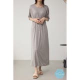 GRY | C/Tシャーベットカットソーワンピース | AZUL BY MOUSSY
