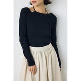 アシンメトリーフェイクレイヤードトップス | AZUL BY MOUSSY | 詳細画像8