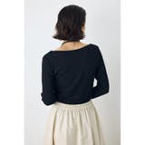 アシンメトリーフェイクレイヤードトップス | AZUL BY MOUSSY | 詳細画像10