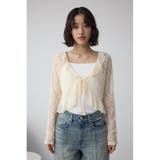 レースフリルカーディガン | AZUL BY MOUSSY | 詳細画像4