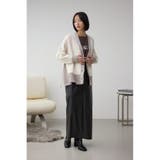 ラメバイカラーニットカーディガン | AZUL BY MOUSSY | 詳細画像4 