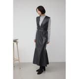 カットアウトマーメーイドジャンパースカート | AZUL BY MOUSSY | 詳細画像4