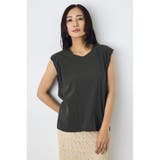 L/BLK1 | ドライタッチツイストネックタンクトップ | AZUL BY MOUSSY
