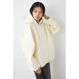 コクーンダブルジップパーカー | AZUL BY MOUSSY | 詳細画像4