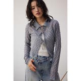 ポップコーンジャガードニット | AZUL BY MOUSSY | 詳細画像22