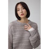 メッシュボーダーインナーセットニット | AZUL BY MOUSSY | 詳細画像26 