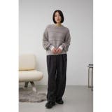 メッシュボーダーインナーセットニット | AZUL BY MOUSSY | 詳細画像28 