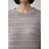 メッシュボーダーインナーセットニット | AZUL BY MOUSSY | 詳細画像32 