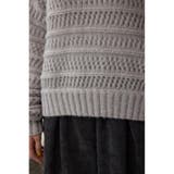 メッシュボーダーインナーセットニット | AZUL BY MOUSSY | 詳細画像35 